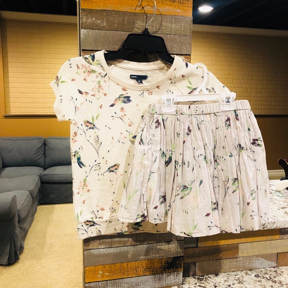 GAP Shirt & skirt set, girls